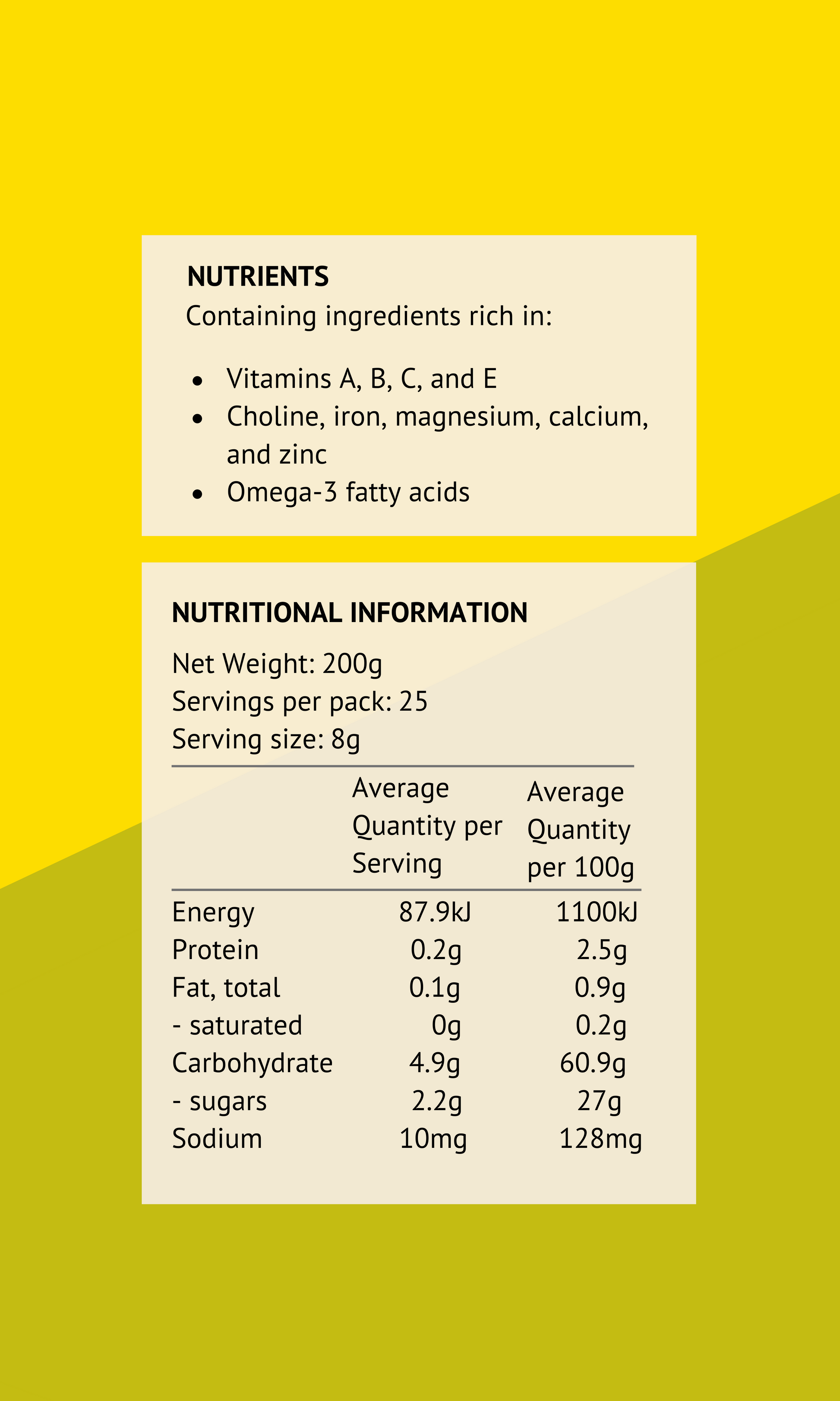 Wild Harvest Co Nutritional Information Happy Healthy Gut